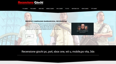 Visita il sito web: http://www.recensionegiochi.com