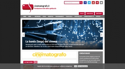 Apri la recensione del sito web: http://www.cinematografo.it