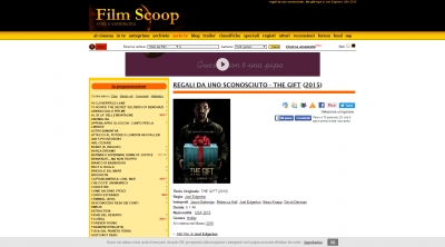 Apri la recensione del sito web: http://www.filmscoop.it