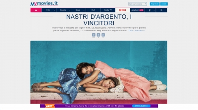 Apri la recensione del sito web: http://www.mymovies.it